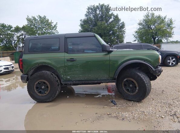1FMDE5CH6NLB67384 2022 FORD BRONCO Green უკანა სალონის ხედი