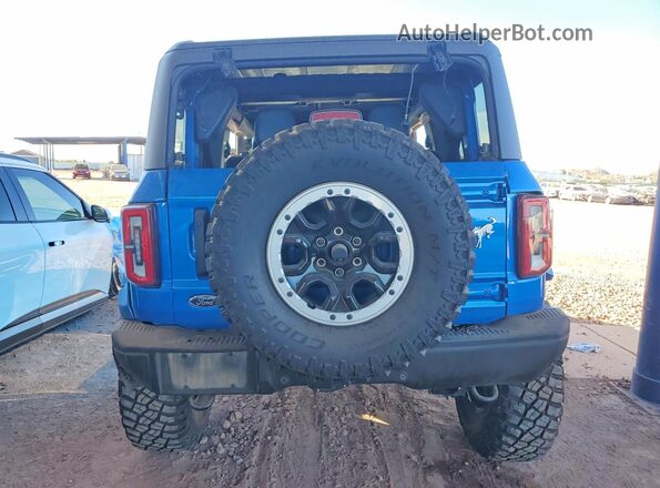 1FMDE5CP1PLB30141 2023 FORD BRONCO Blue უკანა ხედი