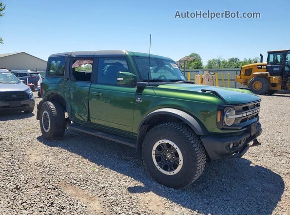 1FMDE5DH0PLC07900 2023 FORD BRONCO Green Delantero derecho