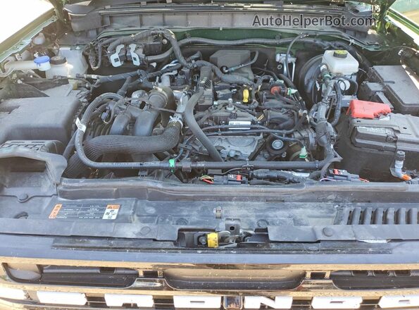 1FMDE5DH0PLC07900 2023 FORD BRONCO Green Vista del compartimento del motor