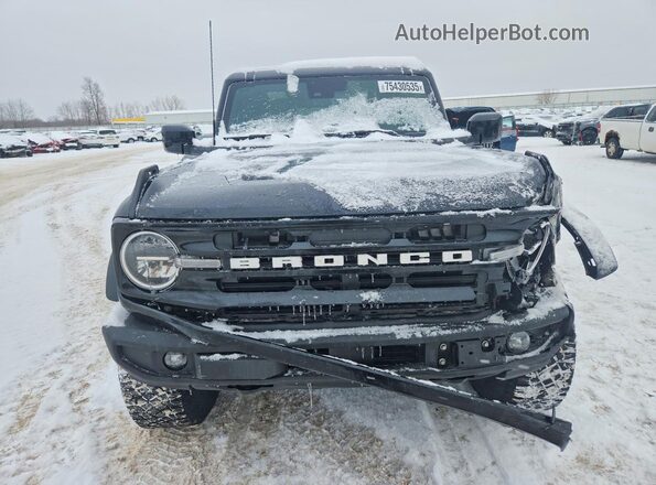1FMDE5DH2PLB18491 2023 FORD BRONCO Черный Вид спереди