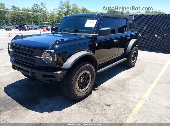 1FMDE5DH5MLA96840 2021 FORD BRONCO Black Передня ліва чверть