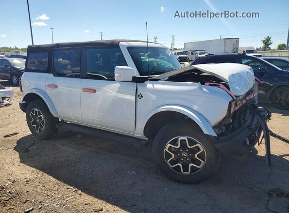 1FMDE5DH5NLA94216 2022 FORD BRONCO White Передня права чверть