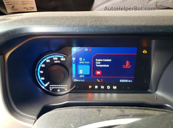 1FMDE5DH6MLA72594 2021 FORD BRONCO Blue Սարքավորումների վահանակի տեսք