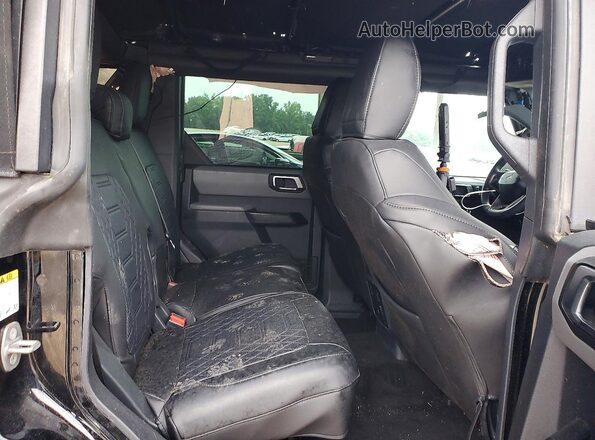 1FMDE5DH9MLA97814 2021 FORD BRONCO Black უკანა სავარძლების ხედი