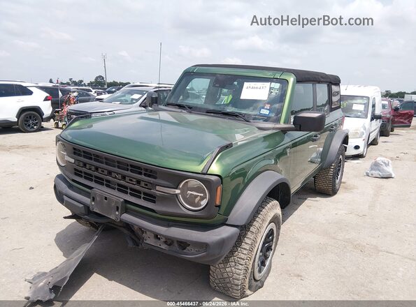 1FMDE5DHXNLB15500 2022 FORD BRONCO Green Передня ліва чверть