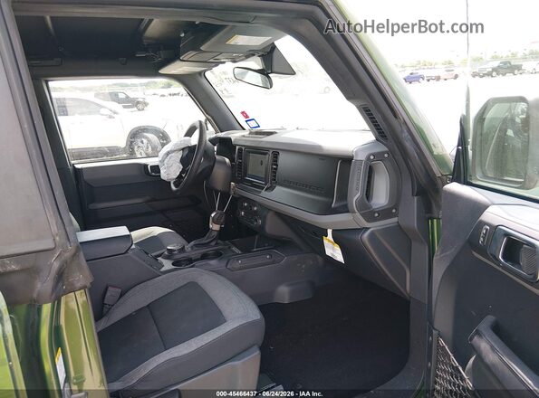 1FMDE5DHXNLB15500 2022 FORD BRONCO Green Вид салону спереду