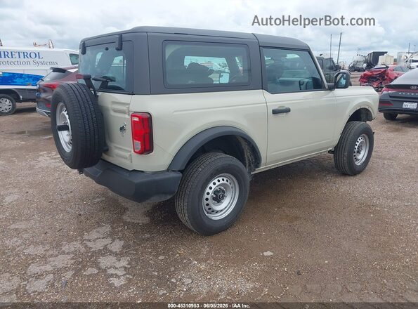1FMDE6AH5SLB67073 2025 FORD BRONCO Beige Trasero derecho