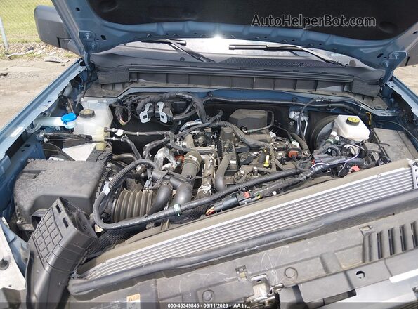 1FMDE7AHXRLA85162 2024 FORD BRONCO Blue Вид ззаду