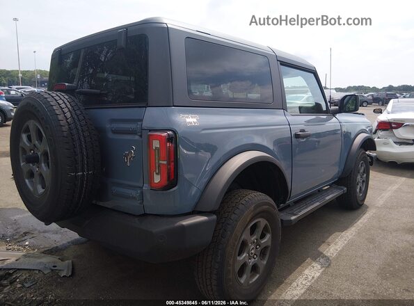 1FMDE7AHXRLA85162 2024 FORD BRONCO Blue Задня права чверть