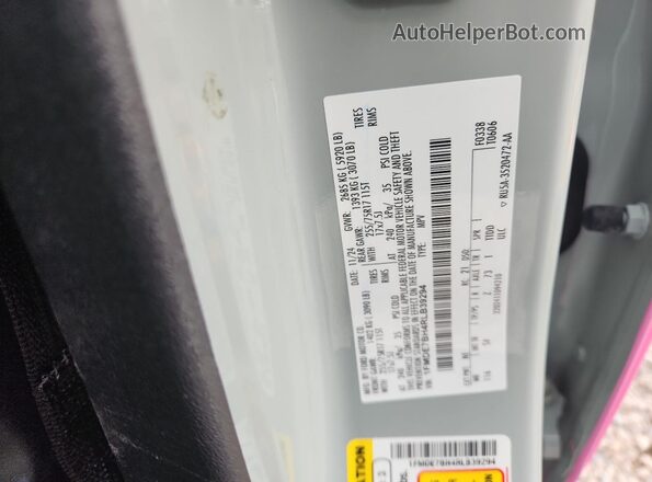 1FMDE7BH4RLB39294 2024 FORD BRONCO Pink Панорамний вид салону 360°