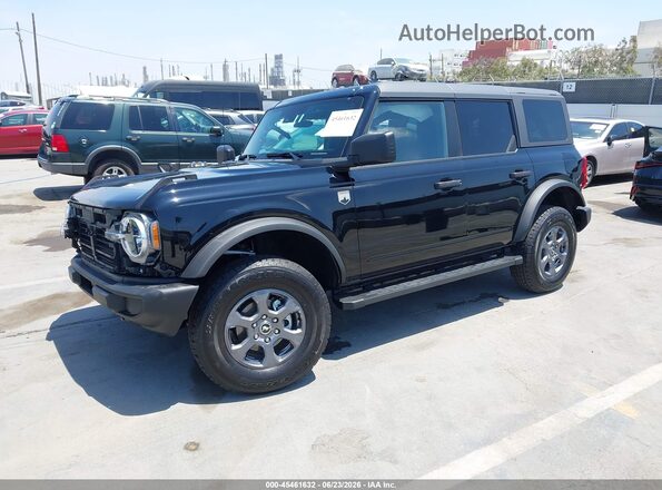 1FMDE7BH6SLB63411 2025 FORD BRONCO Black Առջևի ձախ երեք քառորդ տեսարան