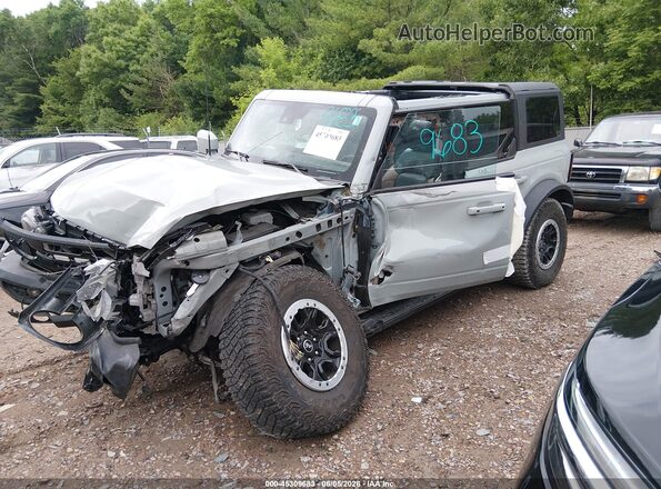 1FMDE8BH4RLA73464 2024 FORD BRONCO Бирюзовый Передняя левая четверть