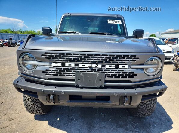 1FMDE9AP5RLA35823 2024 FORD BRONCO Gray Դիմացի տեսք