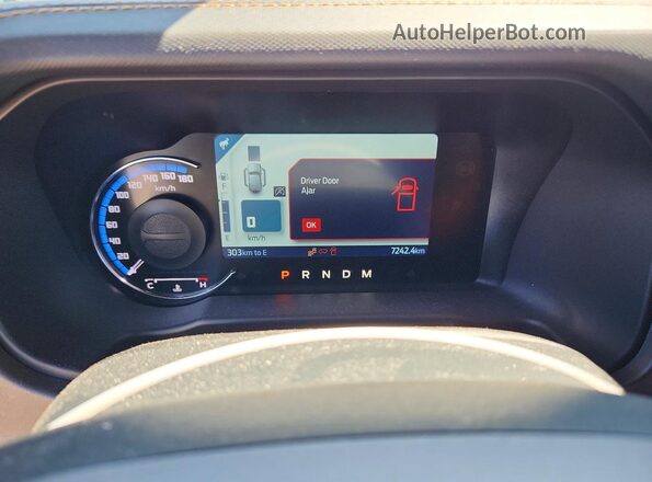 1FMDE9AP5RLA35823 2024 FORD BRONCO Gray Սարքավորումների վահանակի տեսք