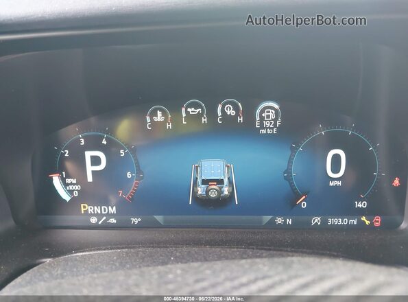 1FMEE0RR0SLB29989 2025 FORD BRONCO White Вид задніх сидінь