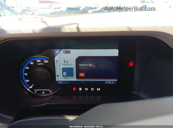 1FMEE2BP2RLA43601 2024 FORD BRONCO Blue უკანა სავარძლების ხედი