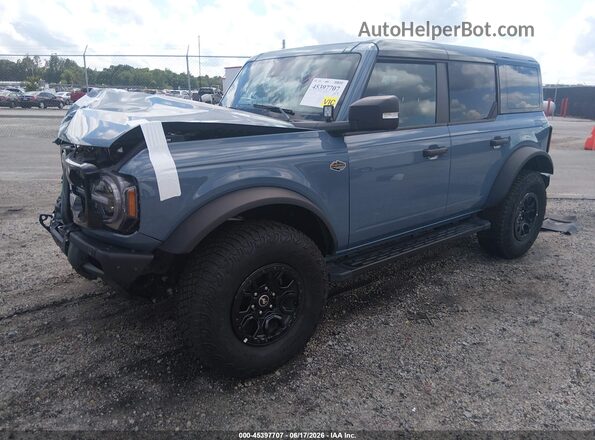 1FMEE2BP7RLB51938 2024 FORD BRONCO Синий Передняя левая четверть