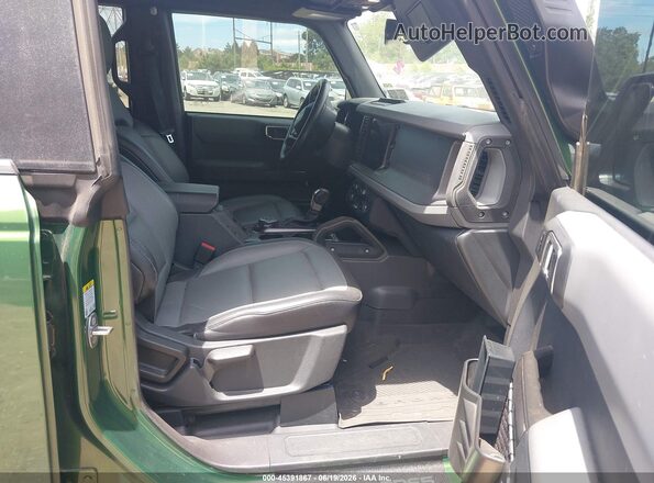 1FMEE4HH6RLA00214 2024 FORD BRONCO Green Вид салону спереду