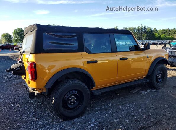 1FMEE5BH9MLA61046 2021 FORD BRONCO Yellow Trasero derecho