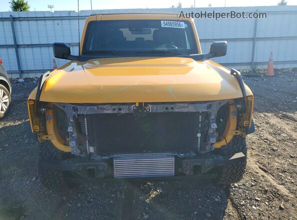 1FMEE5BH9MLA61046 2021 FORD BRONCO Yellow Vista frontal