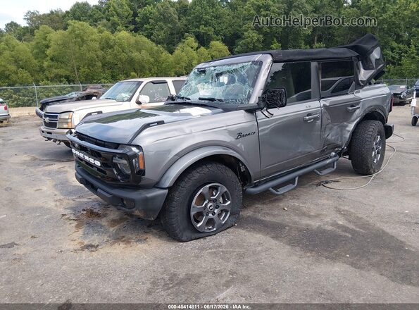 1FMEE5BP1MLA69018 2021 FORD BRONCO Gray Front left