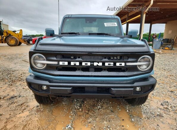 1FMEE5BP1NLB49162 2022 FORD BRONCO Blue Widok z przodu