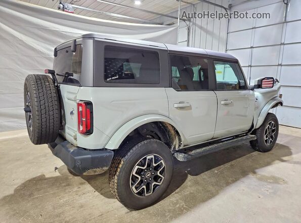 1FMEE5BP2PLB05173 2023 FORD BRONCO Серый Задняя правая четверть
