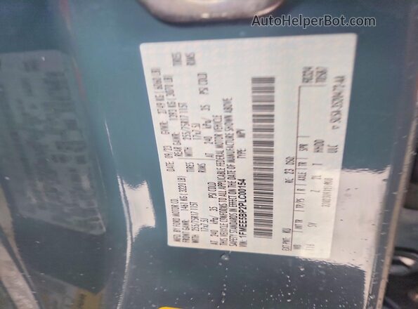1FMEE5BP2PLC00154 2023 FORD BRONCO Blue 
