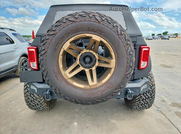 1FMEE5BPXPLB79358 2023 FORD BRONCO Black Вид ззаду