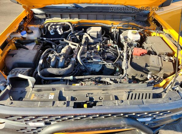 1FMEE5DH0NLB64600 2022 FORD BRONCO Orange Вид підкапотного простору