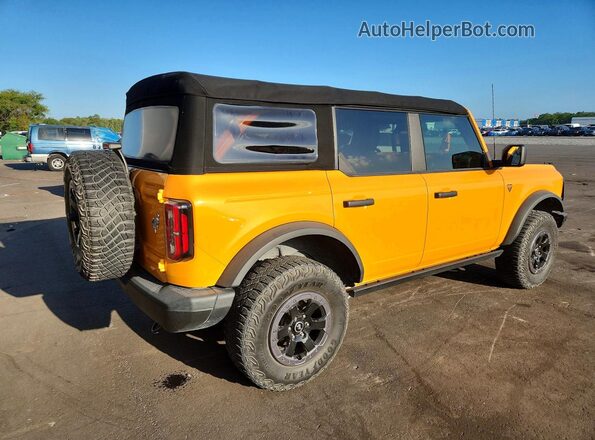 1FMEE5DH0NLB64600 2022 FORD BRONCO Orange Задня права чверть