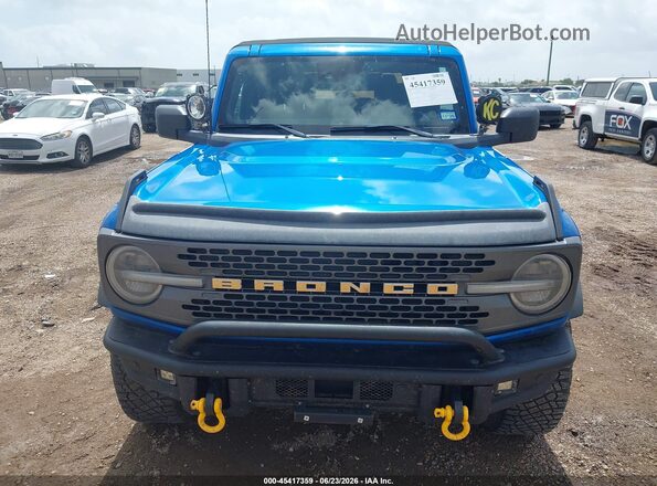 1FMEE5DH3NLB69158 2022 FORD BRONCO Blue წინა ხედი