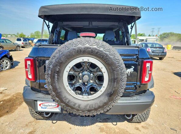 1FMEE5DP0MLB01504 2021 FORD BRONCO Black Հետևի տեսք