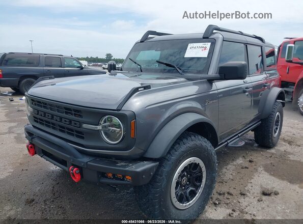 1FMEE5DP2NLA95965 2022 FORD BRONCO Gray Передня ліва чверть