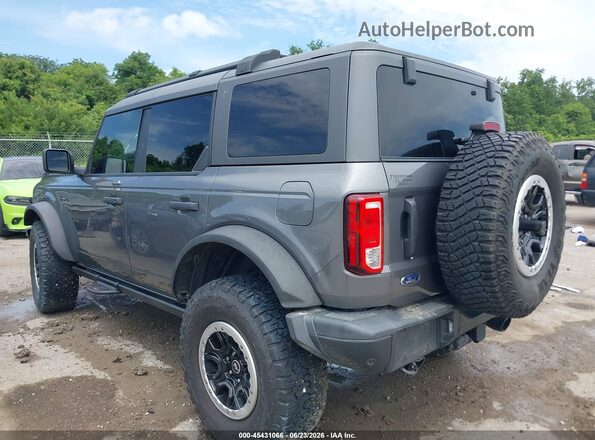 1FMEE5DP2NLA95965 2022 FORD BRONCO Gray Задня ліва чверть