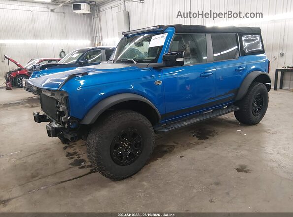 1FMEE5DP3MLA62651 2021 FORD BRONCO Blue Առջևի ձախ երեք քառորդ տեսարան