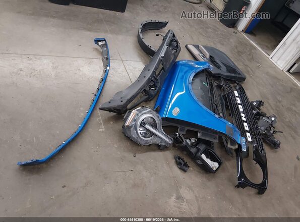 1FMEE5DP3MLA62651 2021 FORD BRONCO Blue Սարքավորումների վահանակի տեսք
