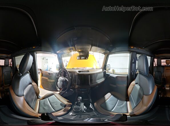 1FMEE5DP3MLA88960 2021 FORD BRONCO Gold Սալոնի 360 աստիճան տեսք