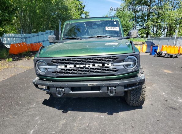 1FMEE5DP4NLA75667 2022 FORD BRONCO Green Widok z przodu