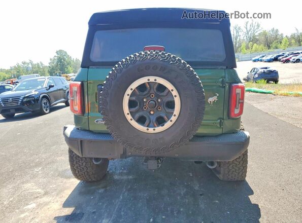 1FMEE5DP4NLA75667 2022 FORD BRONCO Green Widok z tyłu