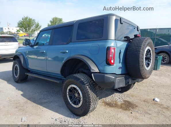 1FMEE5DP4NLB67894 2022 FORD BRONCO Blue უკანა მარცხენა