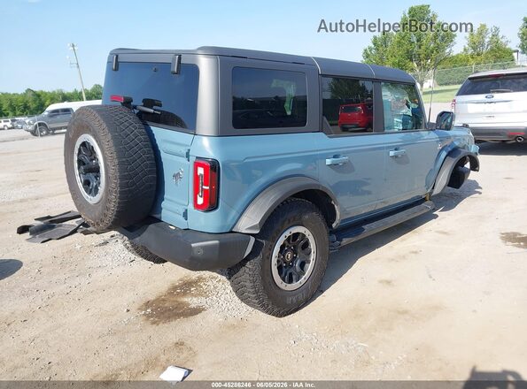 1FMEE5DP4NLB67894 2022 FORD BRONCO Blue უკანა მარჯვენა