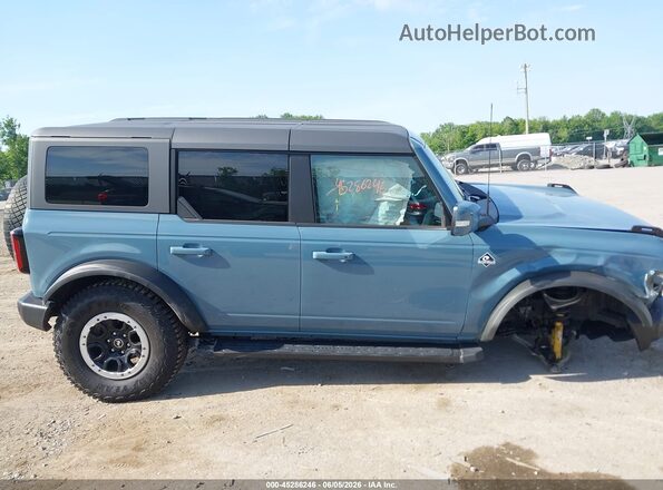 1FMEE5DP4NLB67894 2022 FORD BRONCO Blue უკანა სალონის ხედი