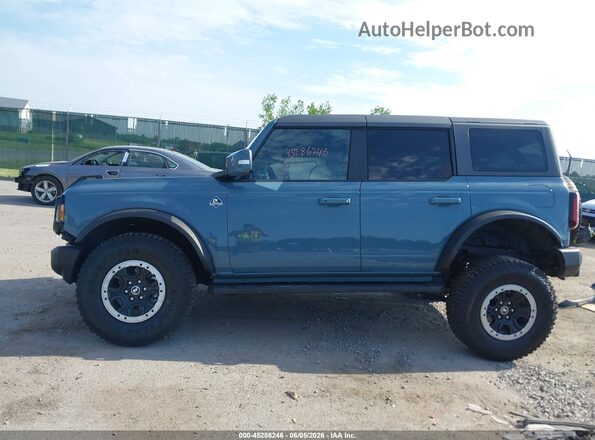 1FMEE5DP4NLB67894 2022 FORD BRONCO Blue სალონის 360-გრადუსიანი ხედი