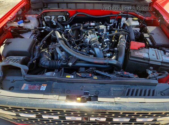1FMEE5DP4PLA90625 2023 FORD BRONCO Red Widok komory silnika