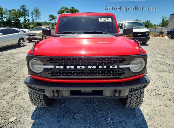 1FMEE5DP4PLA90625 2023 FORD BRONCO Red Widok z przodu