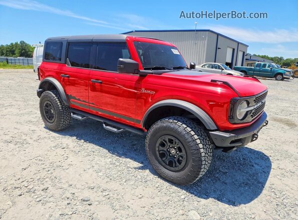 1FMEE5DP4PLA90625 2023 FORD BRONCO Red Przód prawy