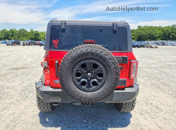 1FMEE5DP4PLA90625 2023 FORD BRONCO Red Widok z tyłu