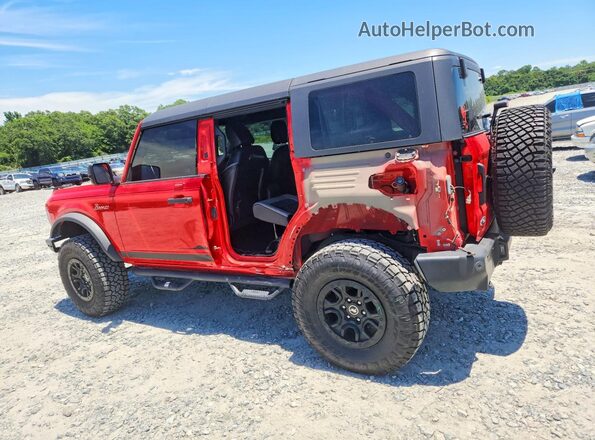 1FMEE5DP4PLA90625 2023 FORD BRONCO Red Tył lewy
